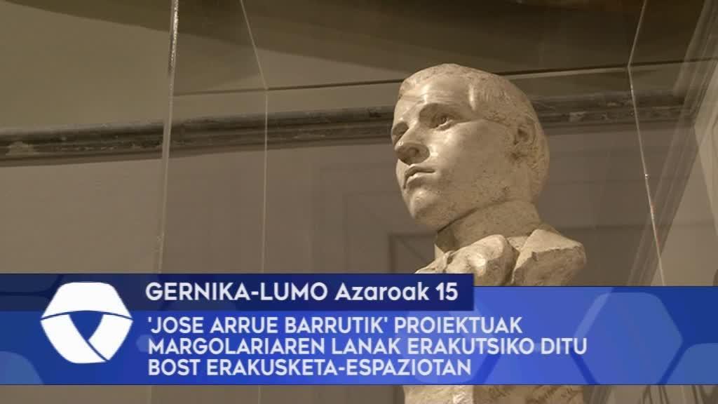 'Jose Arrue Barrutik' proiektuak margolariaren lanak erakutsiko ditu Bizkaiko bost erakusketa-espaziotan