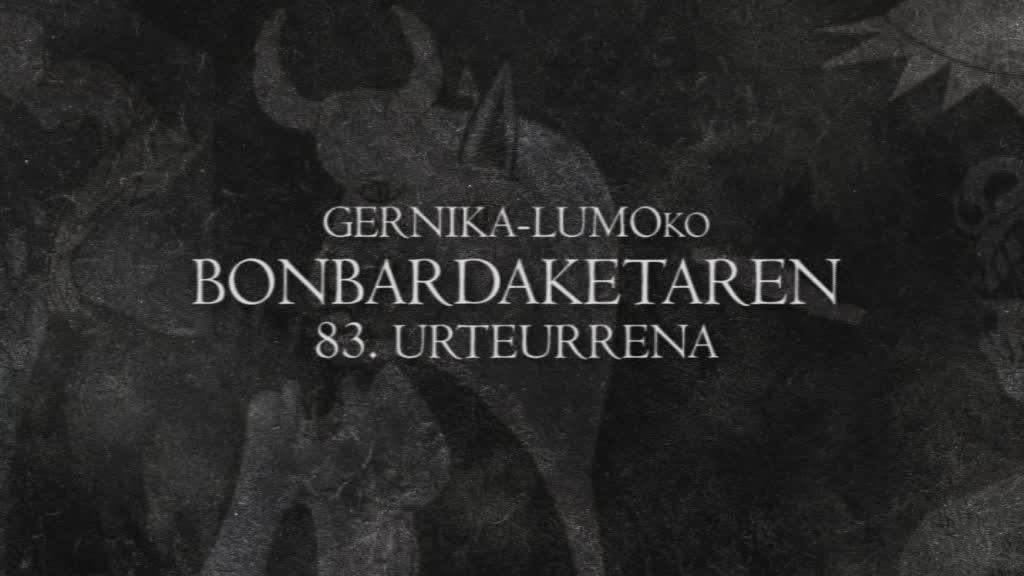 GERNIKA-LUMOKO 83. BONBARDAKETAREN URTEURRENA