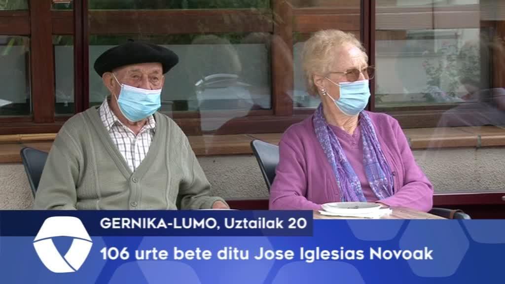 106 urte bete ditu Jose Iglesias Novoak