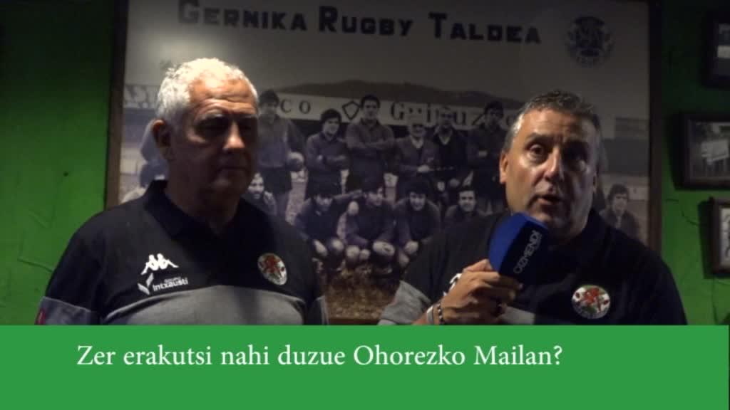 Gernika Rugby Taldea, Ohorezko Mailan