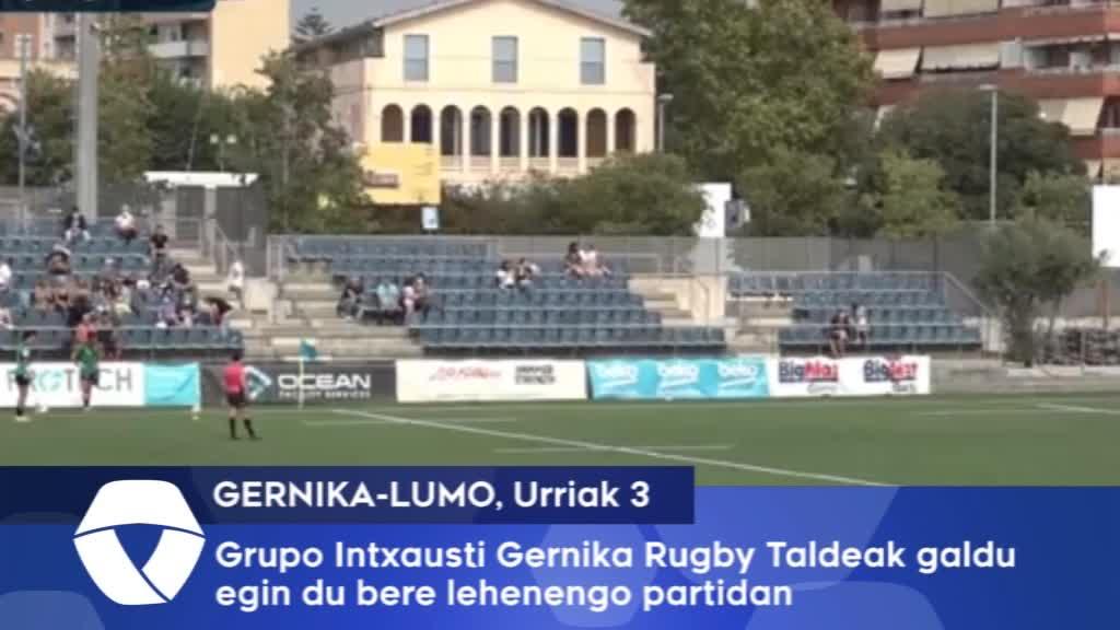 Gernika Rugby Taldeak porrota jaso du Santboianaren aurka