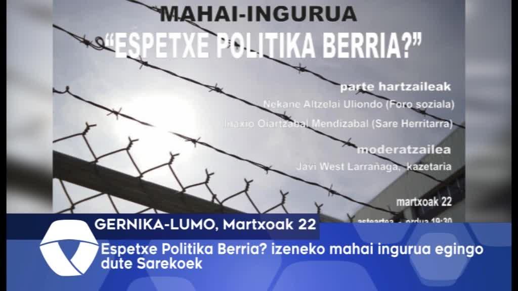 Mahai Ingurua izango dute Gernika-Lumoko Sarekoek gaur 19:30etan