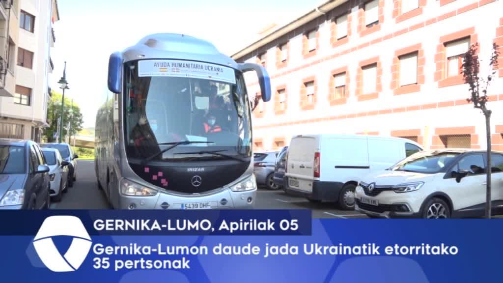 Gernika-Lumon daude jada Ukrainatik etorritako 35 pertsonak
