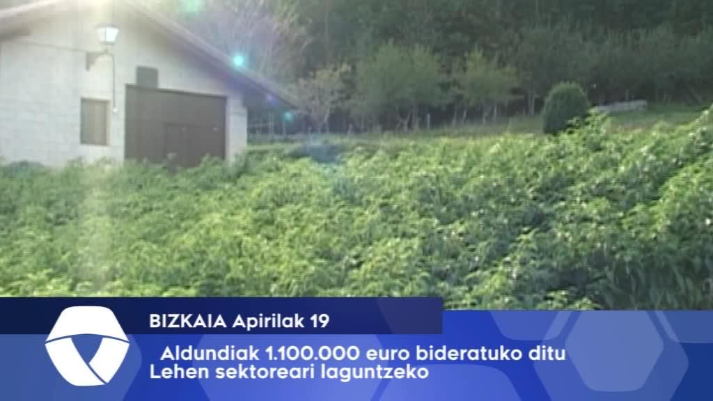 Aldundiak 1.100.000 euro bideratu ditu bizkaiko lehen sektoreari laguntzeko