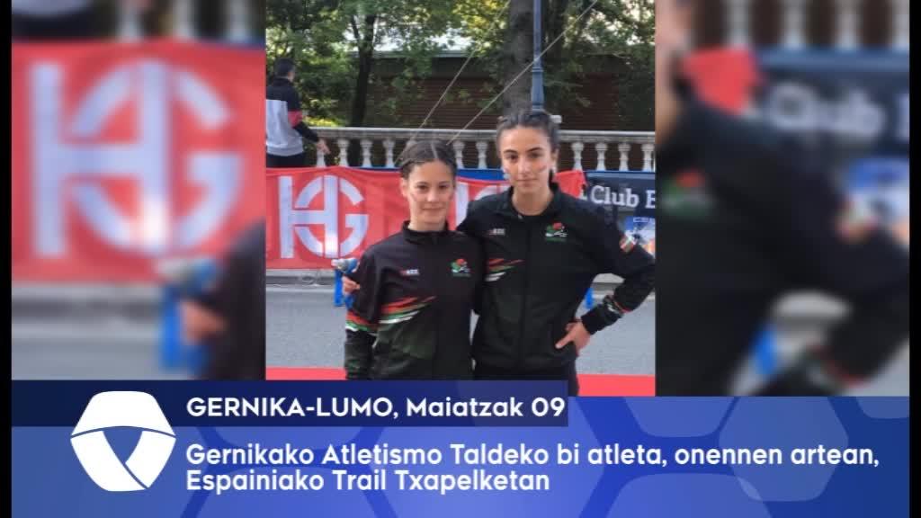 Gernikako Atletismo Taldeko bi atleta, onenen artean Espainiako Trail Txapelketan