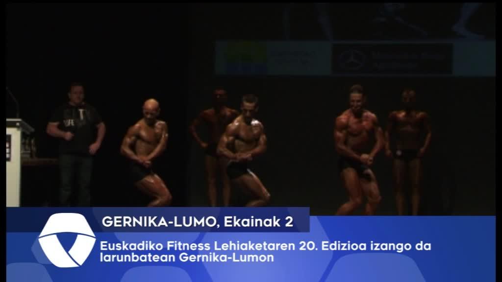 Euskadiko Fitness Lehiaketaren 20. Edizioa izango da larunbatean Gernika-Lumon