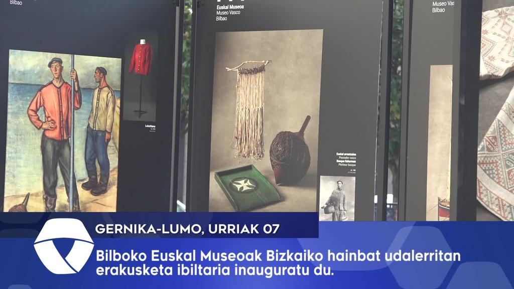 Bilboko Euskal Museoak Bizkaiko hainbat udalerritan erakusketa ibiltaria inauguratu du