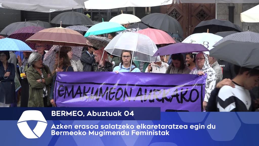  Azken erasoa gaitzesteko elkaretaratzea egin du Bermeokok Mugimendu Feministak