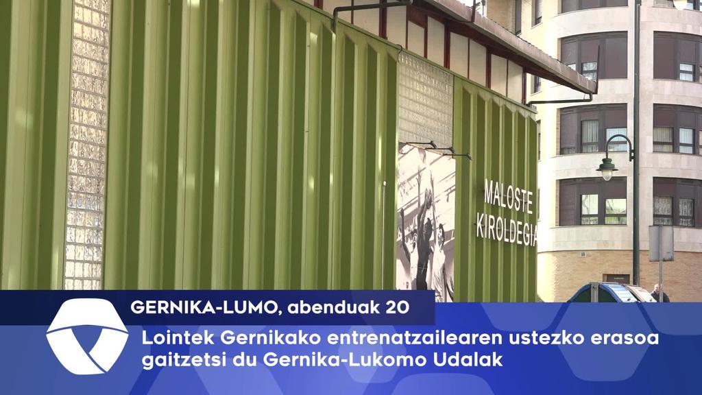 Lointek Gernikako entrenatzailearen ustezko erasoa gaitzetsi du Gernika-Lukomo Udalak