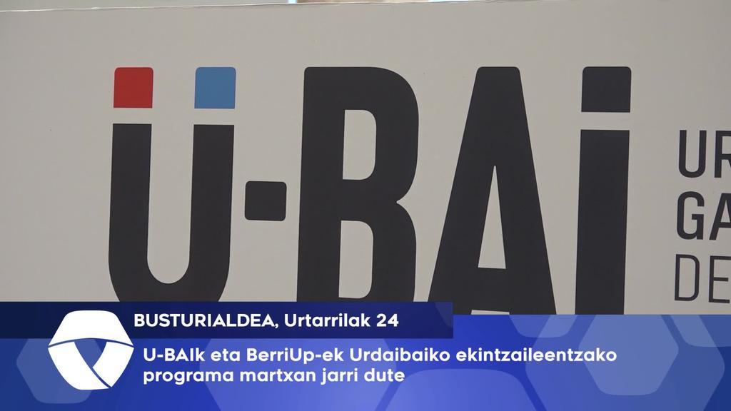 U-BAIk eta BerriUp-ek Urdaibaiko ekintzaileentzako programa martxan jarri dute