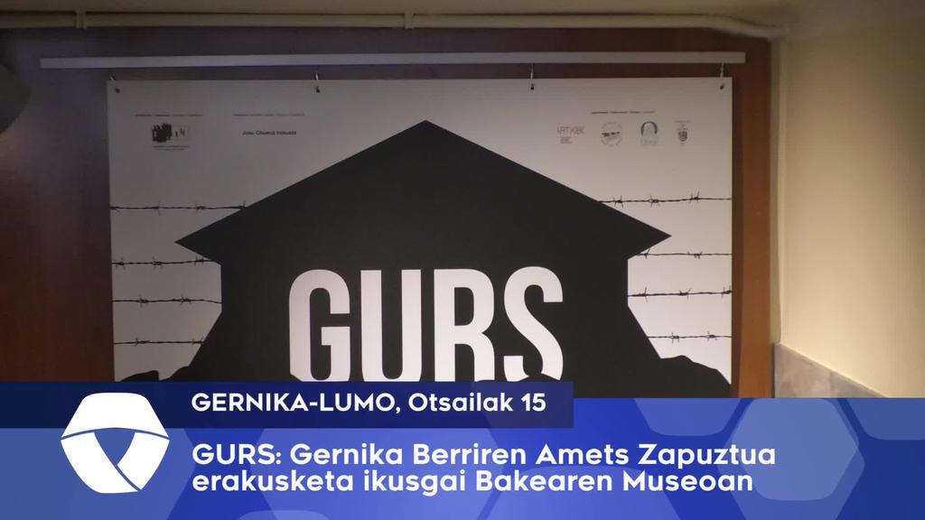  GURS-eko esparruari buruzko erakusketa ikusgai Gernikako Bakearen Museoan