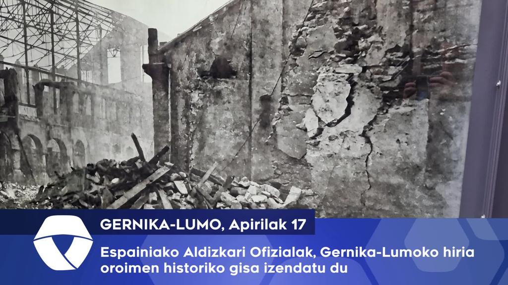 Espainiako Aldizkari Ofizialak, Gernika-Lumoko hiria oroimen historiko gisa izendatu du