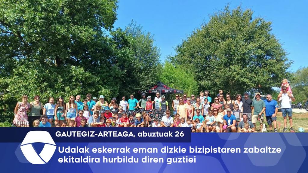 Udalak eskerrak eman dizkie bizipistaren zabaltze ekitaldira hurbilu diren guztiei