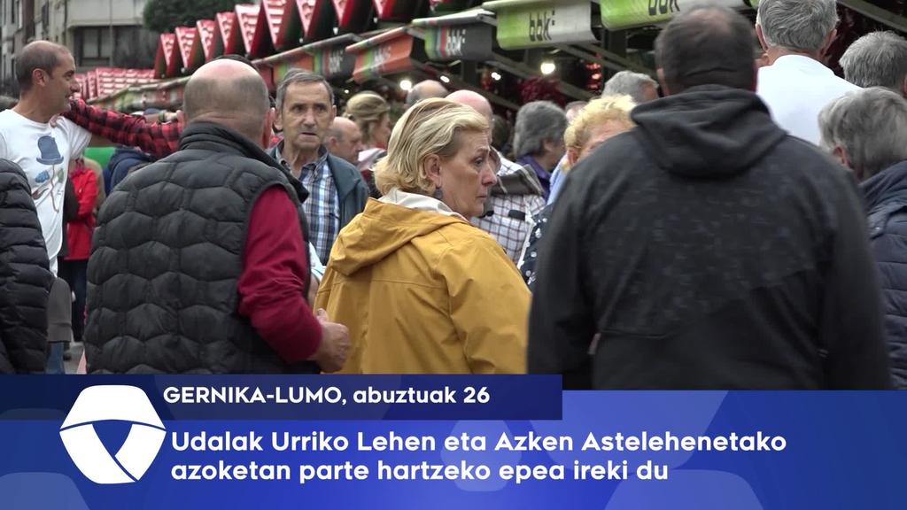 Udalak Urriko Lehen eta Azken Astelehenetako azoketan parte hartzeko epea ireki du