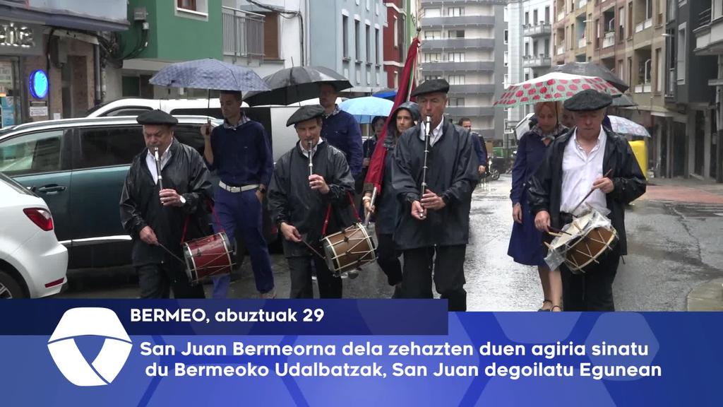 San Juan Bermeorena dela zehazten duen agiria sinatu Bermeoko Udalbatzak