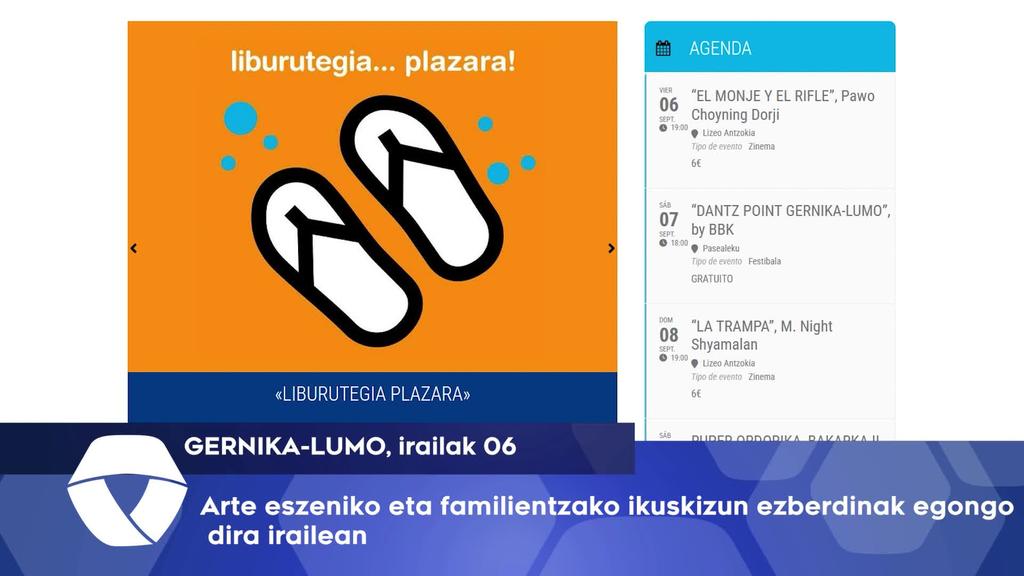 Arte eszeniko eta familientzako ikuskizun ezberdinak egongo dira irailean