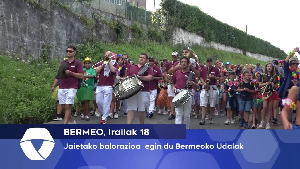  Jaietako balorazioa egin du Bermeoko Udalak