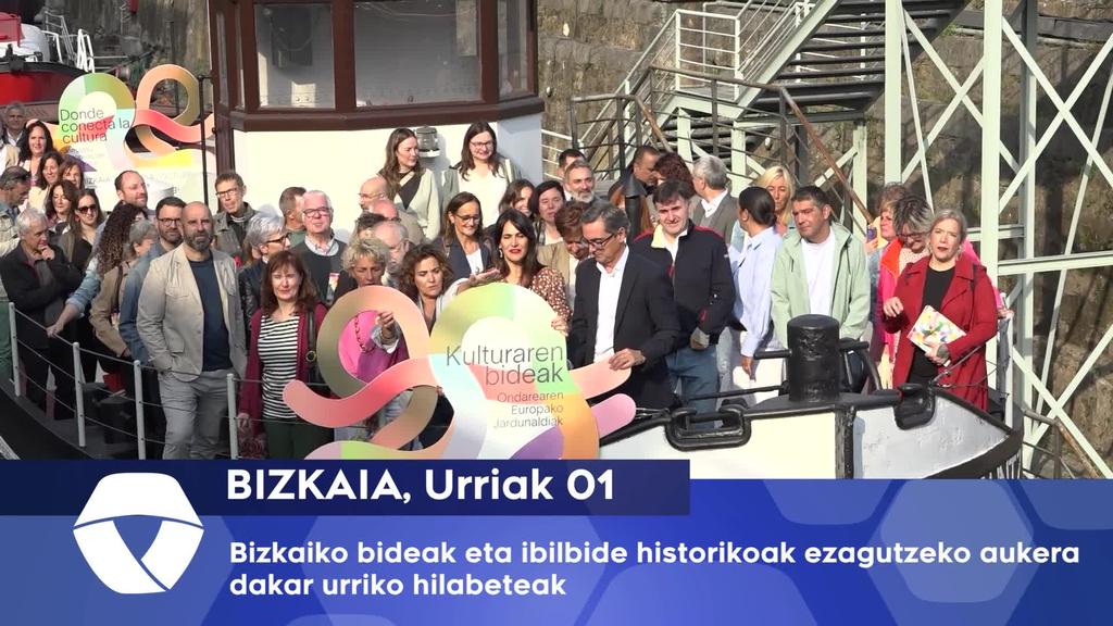 Bizkaiko bideak eta ibilbide historikoak ezagutzeko aukera emango du