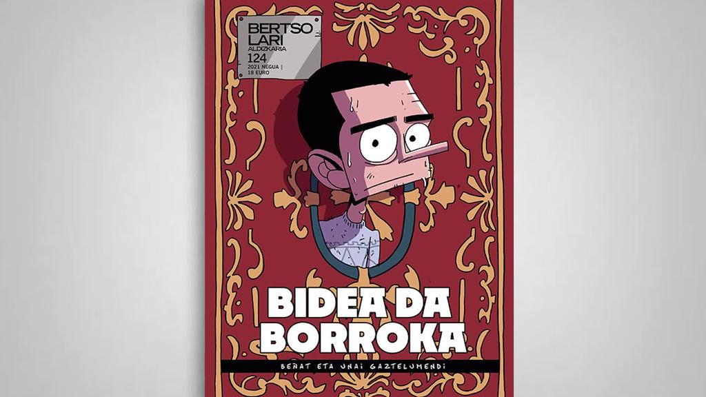 "Bidea da Borroka" komikia aurkeztu zuten Gabirian, bertsotan eta margotzen