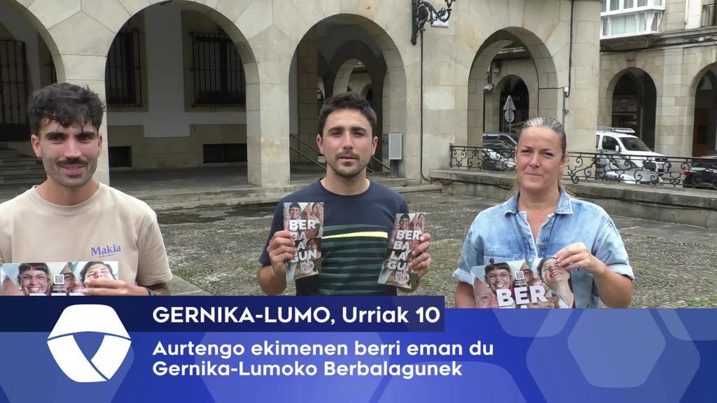  Aurtengo ekimenen berri eman du Gernika-Lumoko Berbalagunek