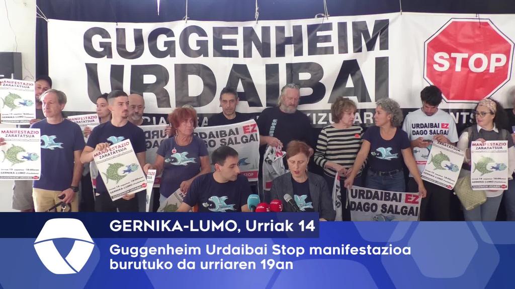 Guggenheim Urdaibai Stop manifestazioa burutuko da urriaren 19an