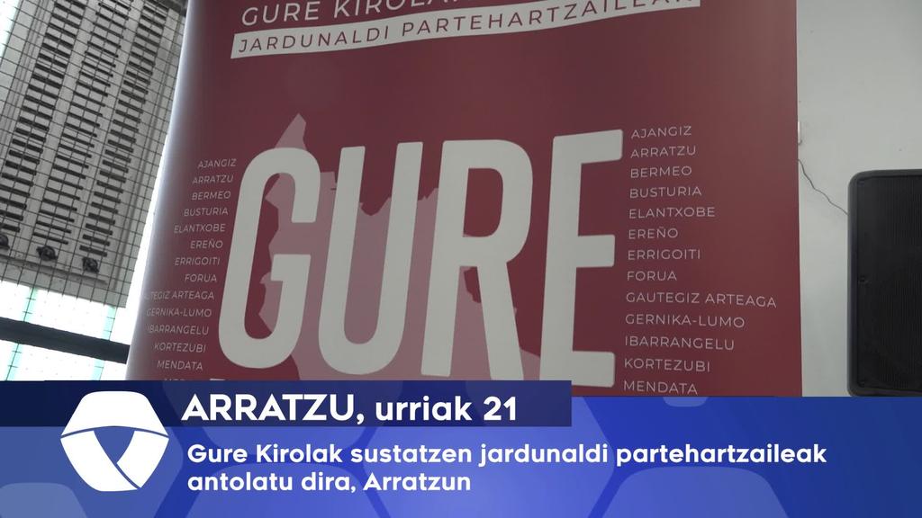 Gure Kirolak sustatzen jardunaldi partehartzaileak antolatu dituzte, Arratzun