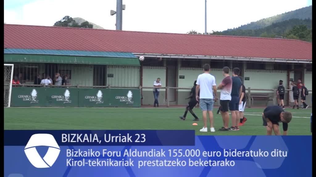 Bizkaiak 155.000 euro bideratuko ditu kirol-teknikariak prestatzeko beketarako