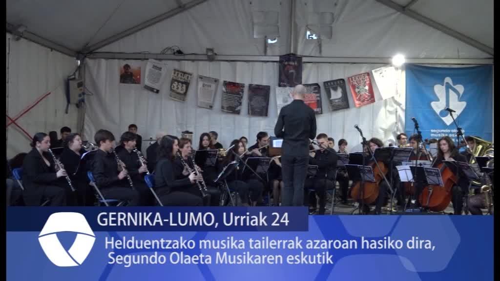 Helduentzako musika tailerrak azaroan hasiko dira Segundo Olaeta Musika Eskolaren eskutik