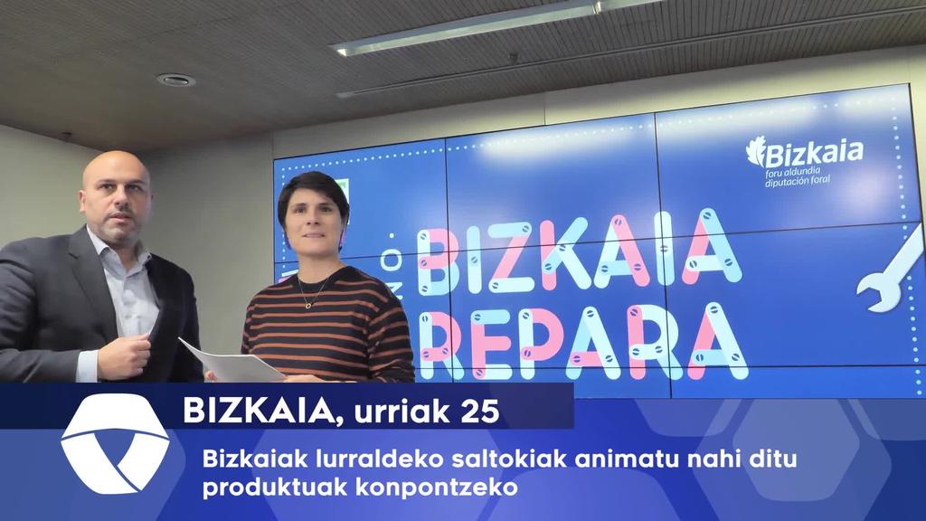 Bizkaiak lurraldeko saltokiak animatu nahi ditu produktuak konpontzeko