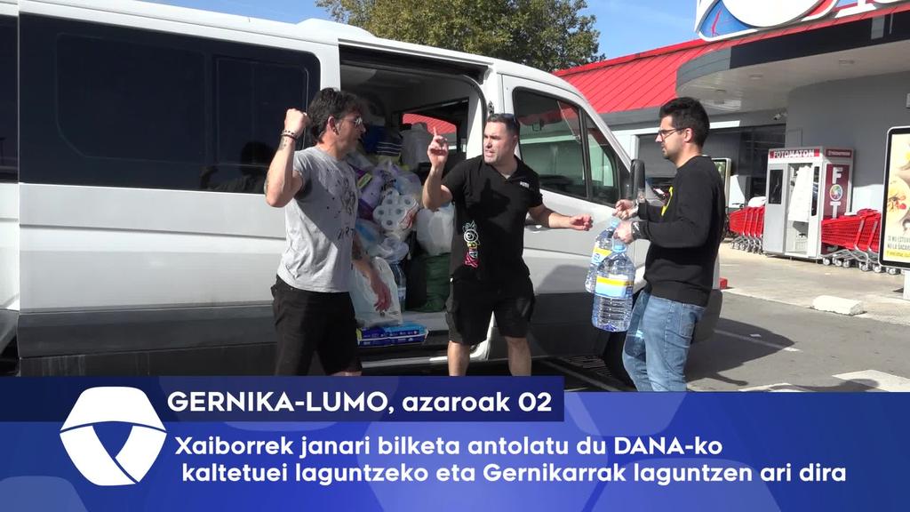 Xaiborrek janari bilketa antolatu du DANA-ko  kaltetuei laguntzeko eta Gernikarrak laguntzen ari dira