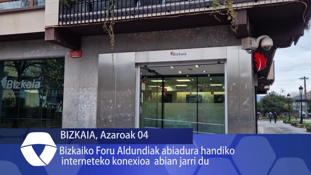 Bizkaiko Foru Aldundiak abiadura handiko Interneteko konexioa abian ipini du