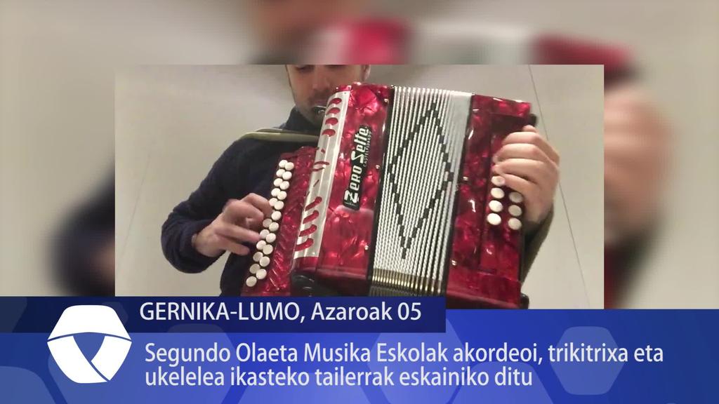 Segundo Olaeta Musika Eskolak akordeoi, trikitrixa eta ukelelea ikasteko aukera emango die adinekoei