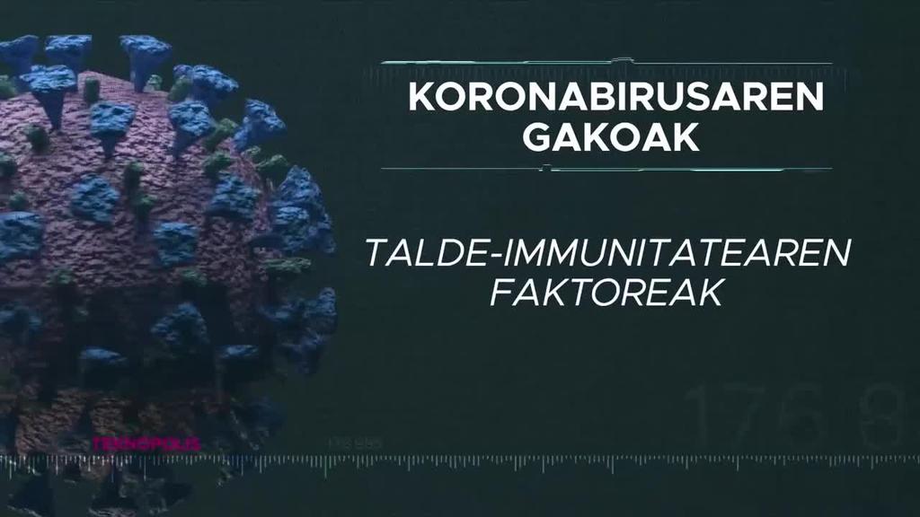Koronabirusaren gakoak:  Talde immunitatearen faktoreak