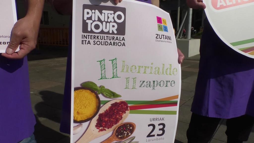 Larunbatean egingo da Pintxo Tour interkulturala eta  solidarioa