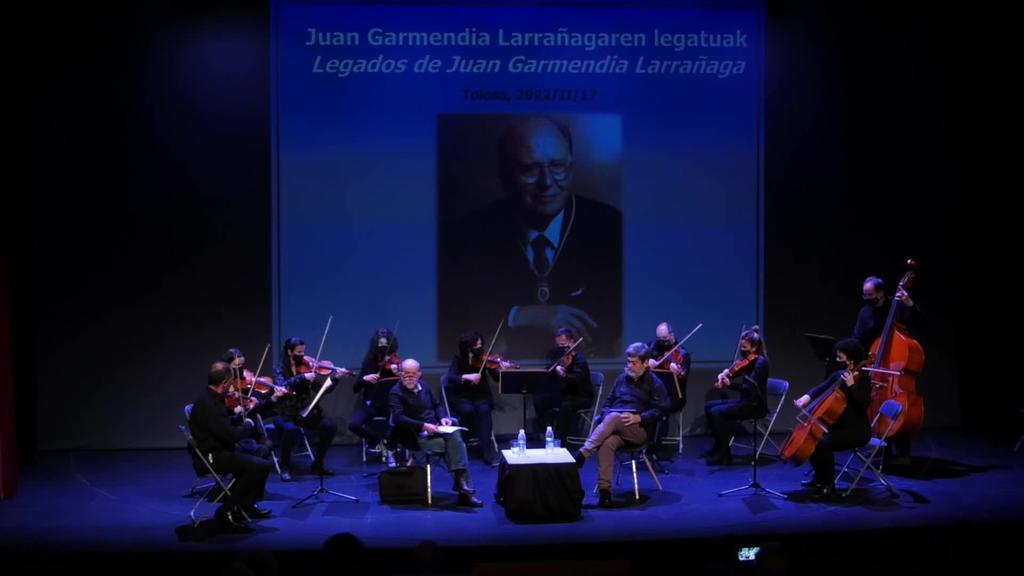 Juan Garmendia Larrañaga etnografo tolosarrari omenaldia
