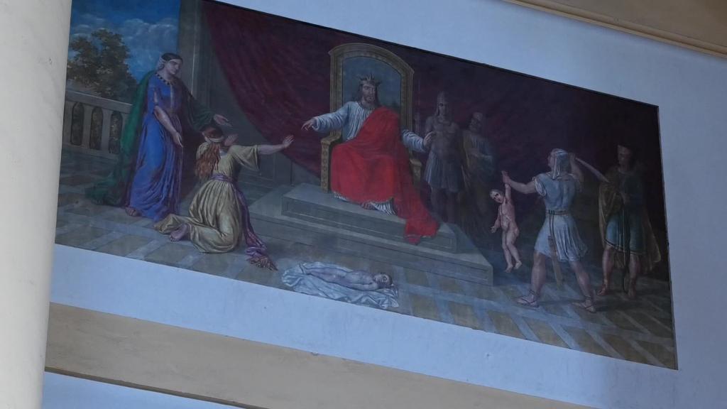 Eugenio Azkue margolari oriotarraren sei muralen  aurkezpen-ekitaldia egin dute